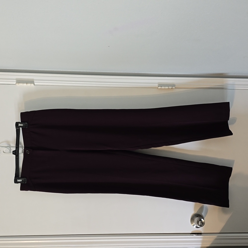 Women's Conrad C Stretch Size 10 Mauve/Deep Purple/Maroon Dress Pants No Pockets